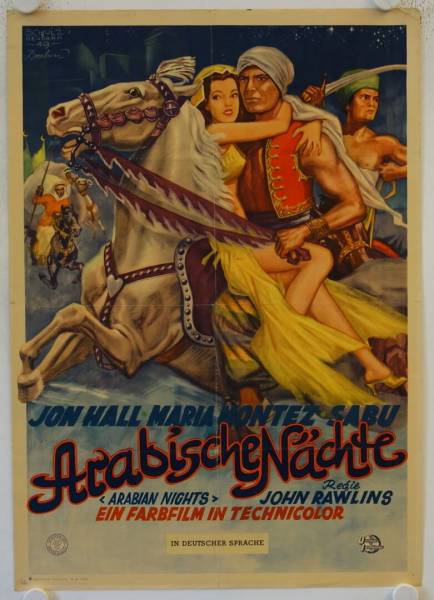 Arabian Nights original release german movie poster