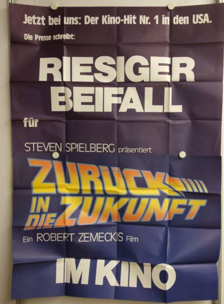 Zurück in die Zukunft originales deutsches A00-Filmplakat