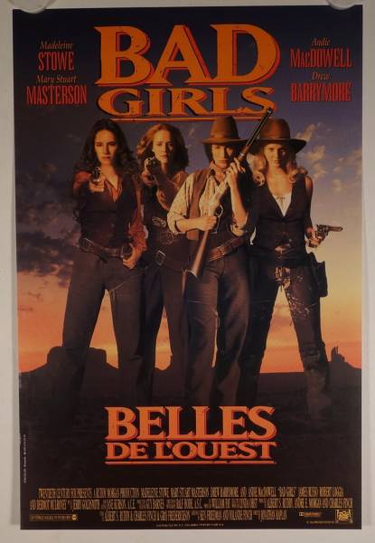 Bad Girls originales Filmplakat aus Belgien