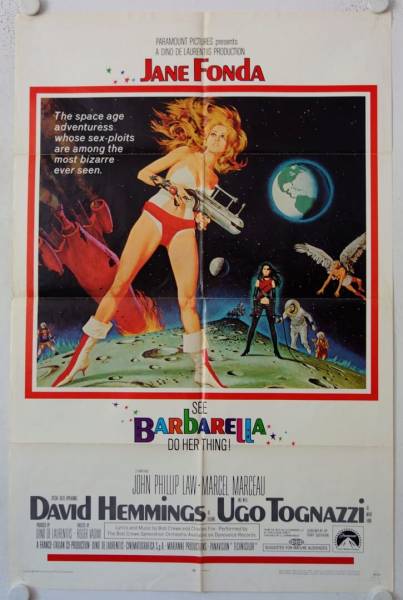 Barbarella original release US Onesheet movie poster