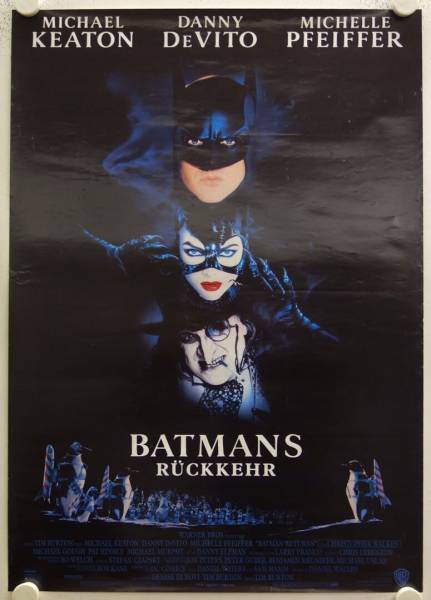 Batmans Rückkehr originales deutsches Filmplakat
