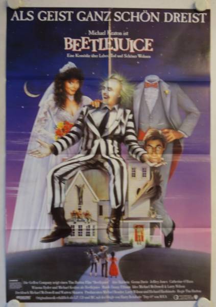 Lottergeist Beetlejuice originales deutsches Filmplakat