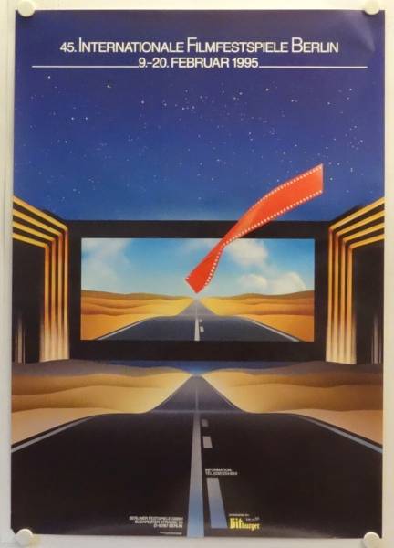Berlin Film Festival 1995 original german festival poster