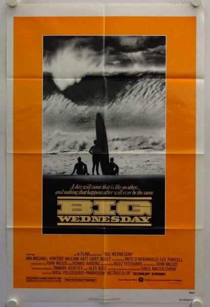 Big Wednesday original release US Onesheet movie poster
