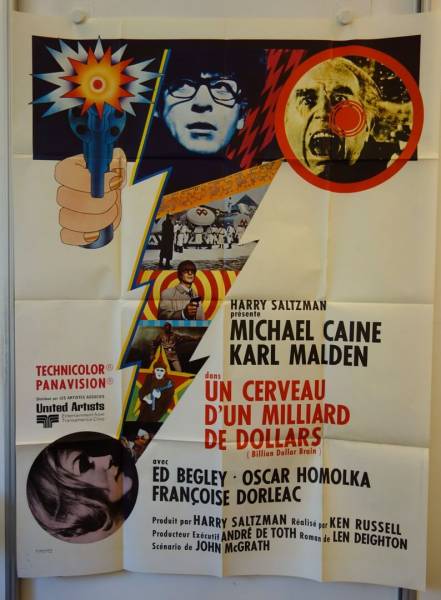 Billion Dollar Brain original release large french movie poster