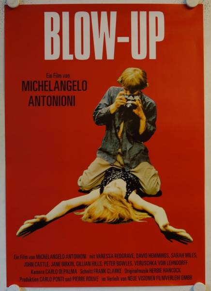 Blow Up originales deutsches Filmplakat