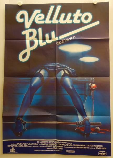 Blue Velvet originales Filmplakat aus Italien