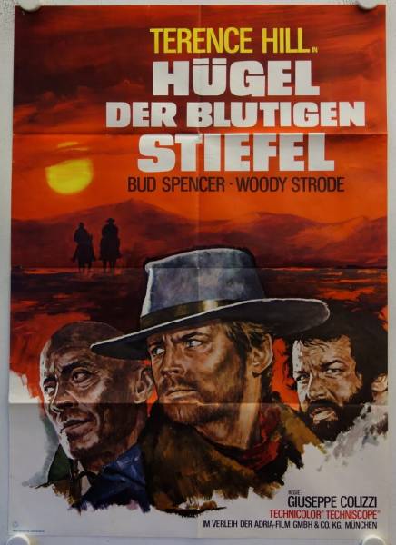 Boot Hill original release german movie poster