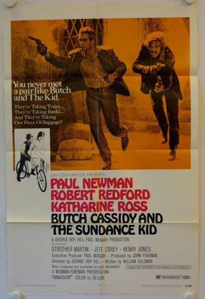 Butch Cassidy und Sundance Kid originales US Filmplakat