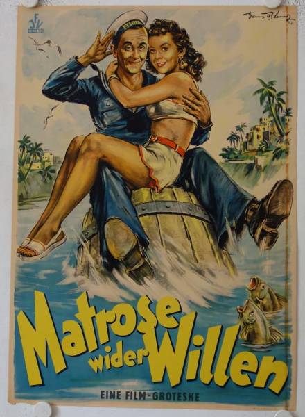 Matrose wider Willen originales deutsches Filmplakat