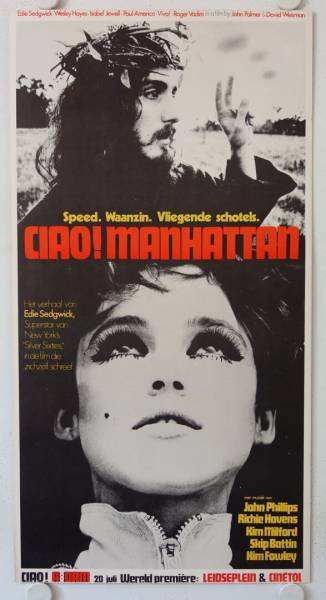 Ciao! Manhattan original dutch world premiere movie poster
