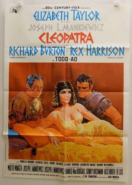 Cleopatra re-release italian movie poster