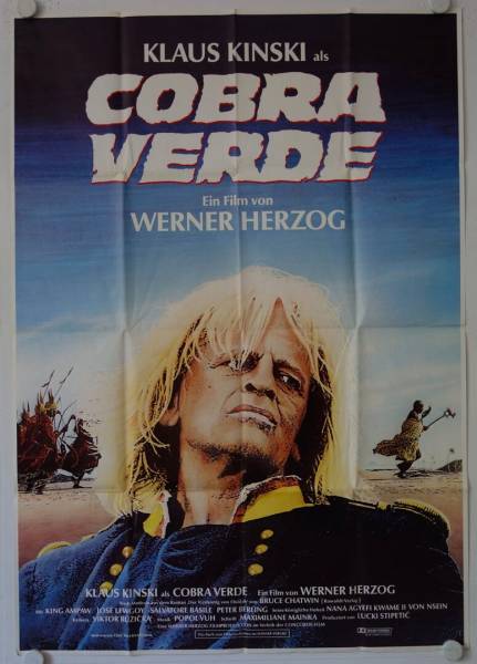 Cobra Verde originales deutsches A0-Filmplakat