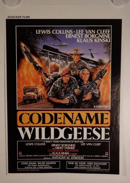 Geheimcode Wildgänse originales belgisches Filmplakat