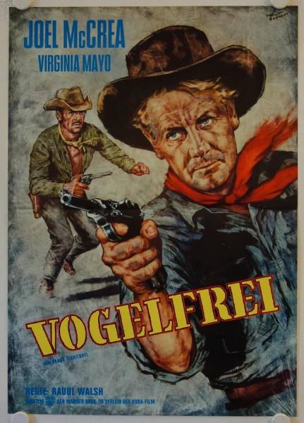 Colorado Territory re-release german movie poster