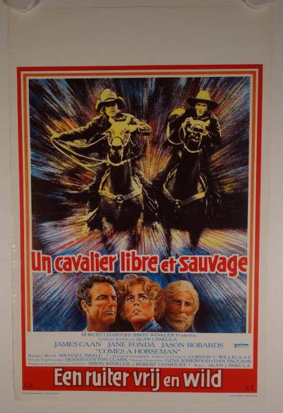 Comes a Horseman original release belgian movie poster