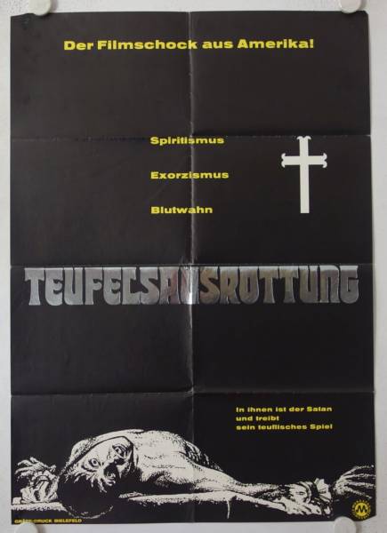 Teufelsausrottung originales deutsches Filmplakat (R70s)