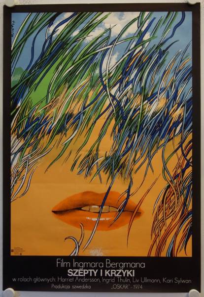 Cries and Whispers original release polish movie poster