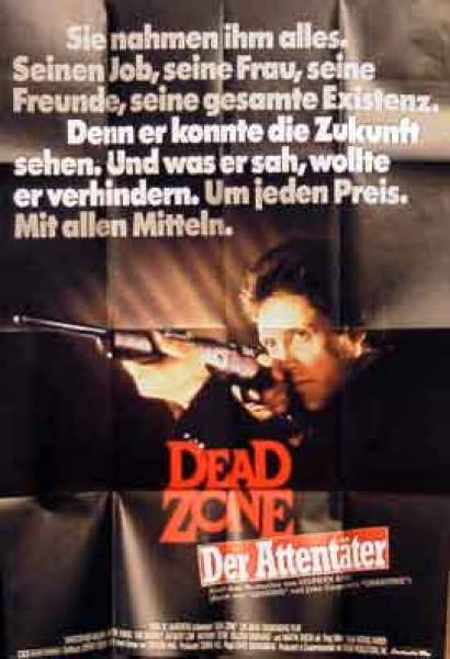 Dead Zone originales deutsches A0-Filmplakat