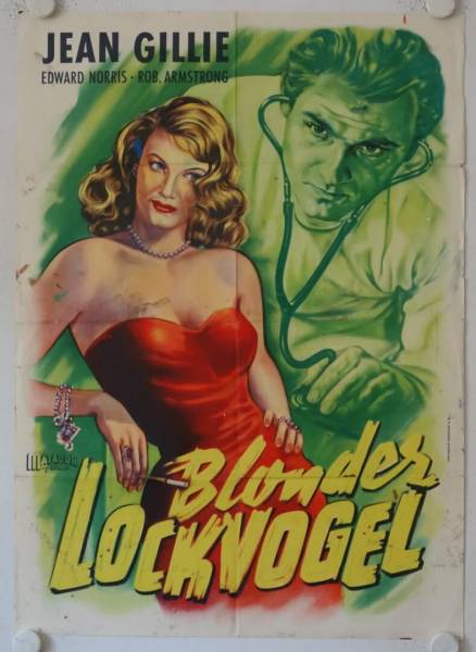 Blonder Lockvogel originales deutsches Filmplakat