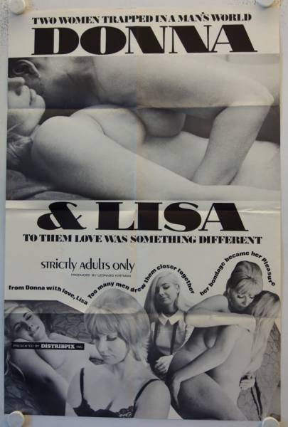 Donna and Lisa original release US Onesheet movie poster