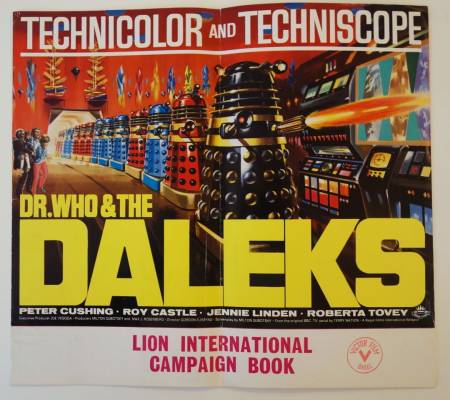Dr. Who & the Daleks originales britisches Export Presseheft