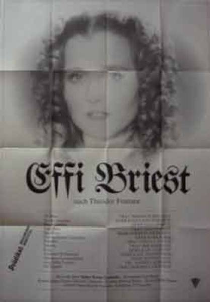 Effi Briest original release large german movie poster