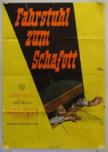 Fahrstuhl zum Schafott originales deutsches Filmplakat
