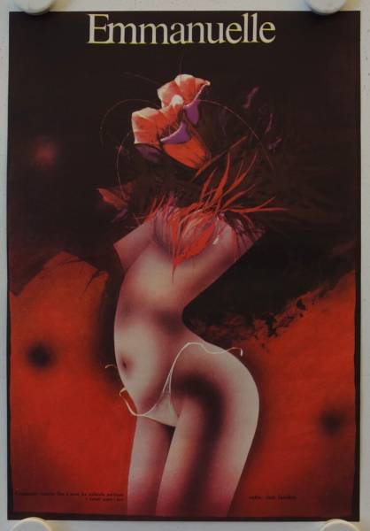 Emmanuelle original release small czech movie poster