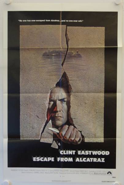 Flucht von Alcatraz originales US Onesheet Filmplakat