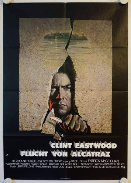 Escape from Alcatraz original release german movie poster