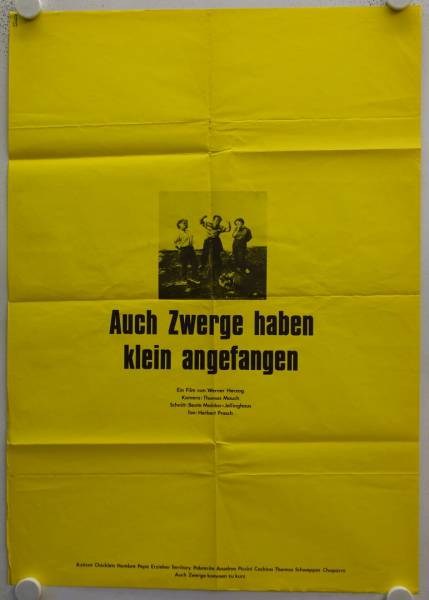 Auch Zwerge haben klein angefangen originales deutsches Filmplakat