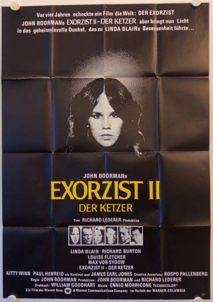 Exorzist II - Der Ketzer originales deutsches A0-Filmplakat