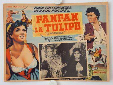 Fanfan der Husar originale mexikanische Lobby Card