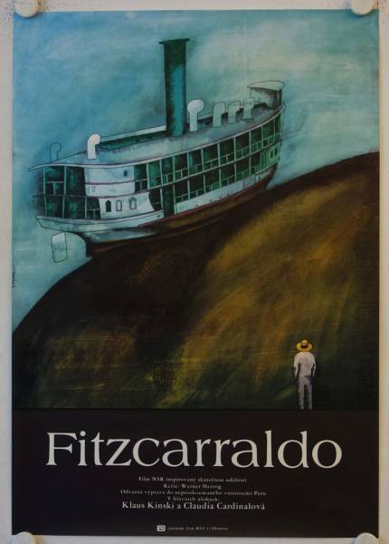 Fitzcarraldo originales tschechisches A1 Filmplakat