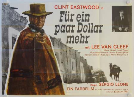 Für ein paar Dollar mehr originales deutsches A0-Filmplakat