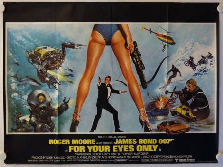 James Bond 007 - In tödlicher Mission originales British Quad Filmplakat