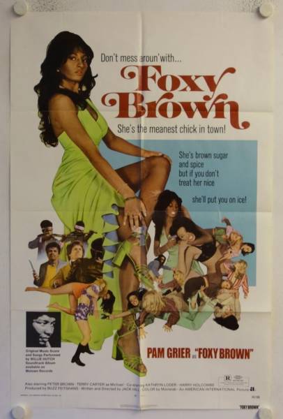 Foxy Brown originales US Onesheet Filmplakat