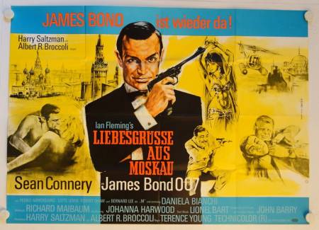 From Russia with Love original release german double-panel movie poster
