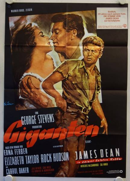 Giant re-release german movie poster