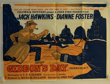 Chefinspektor Gideon originales British Quad Filmplakat