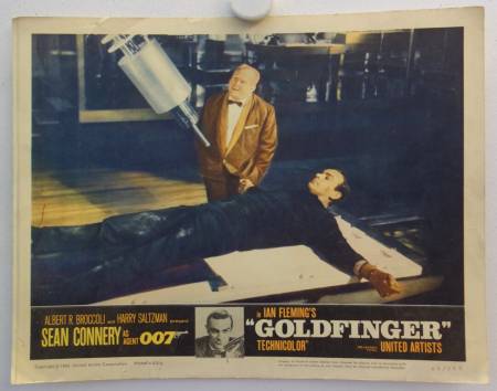 James Bond 007 - Goldfinger originale US Lobby Card