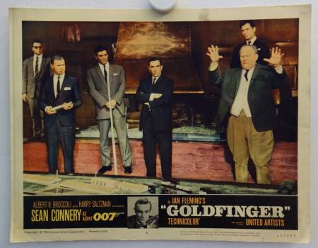 James Bond 007 - Goldfinger originale US Lobby Card