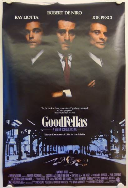 Goodfellas original release US Onesheet movie poster