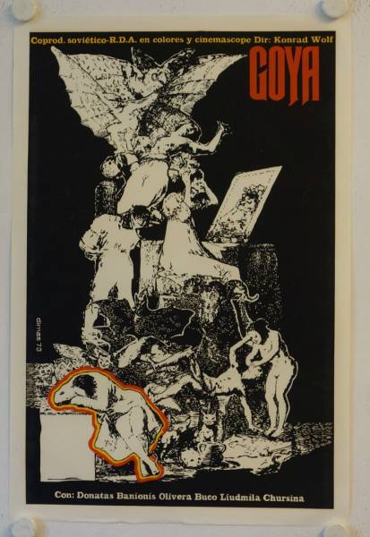 Goya original release cuban movie poster
