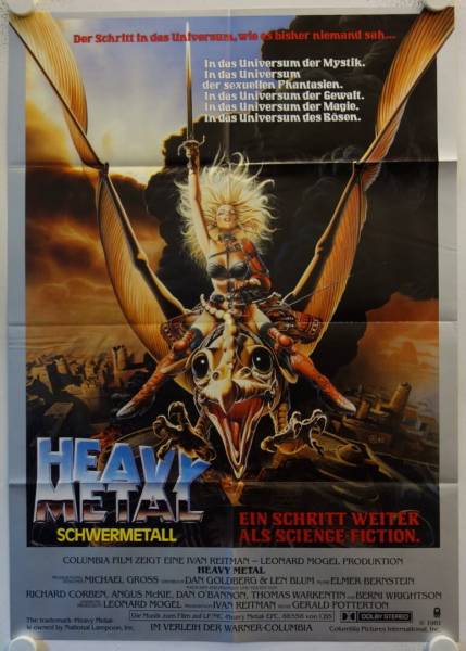 Heavy Metal original release german movie poster