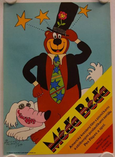 Yogi Bärs Abenteuer originales Filmplakat aus Tschechien