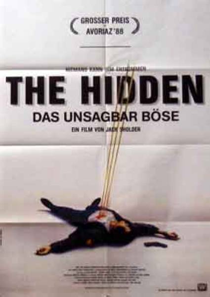 The Hidden original release german movie poster