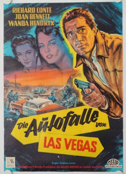 Highway Dragnet original release german movie poster