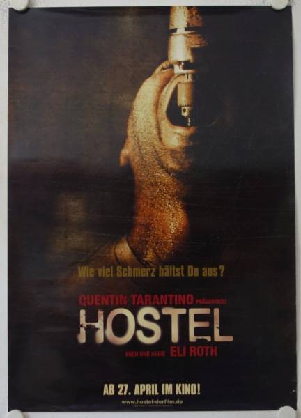 Hostel original release german movie poster